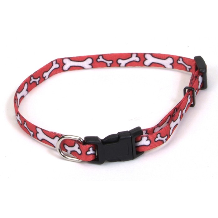 Coastal Lit"l Pals нашийник для собак, 0,8 см Х12-30 см, біла кістка.